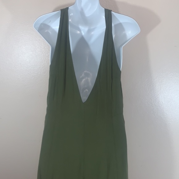Silence + Noise Army Army Green Sleeveless Jump Suite - Picture 10 of 12